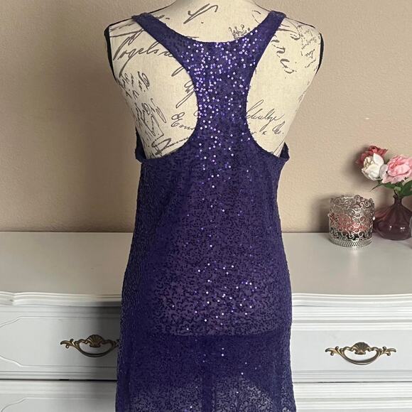 Victoria secret purple sequin dress - Picture 4 of 5